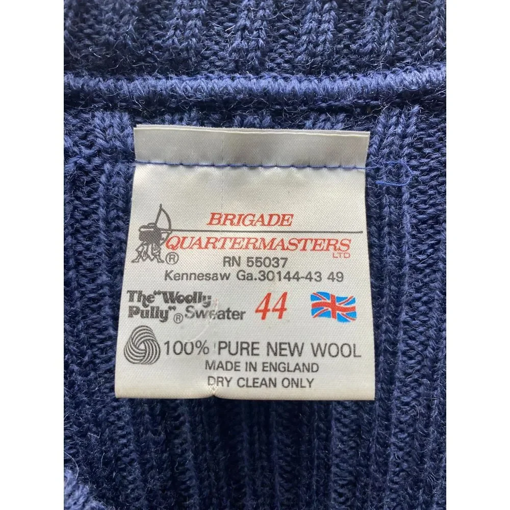Brigade‎ Quartermasters Wool Knit Sweater Size 44